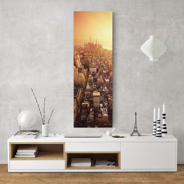 Print on canvas - Golden city