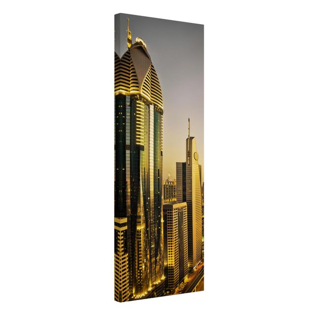 Print on canvas - Golden Dubai