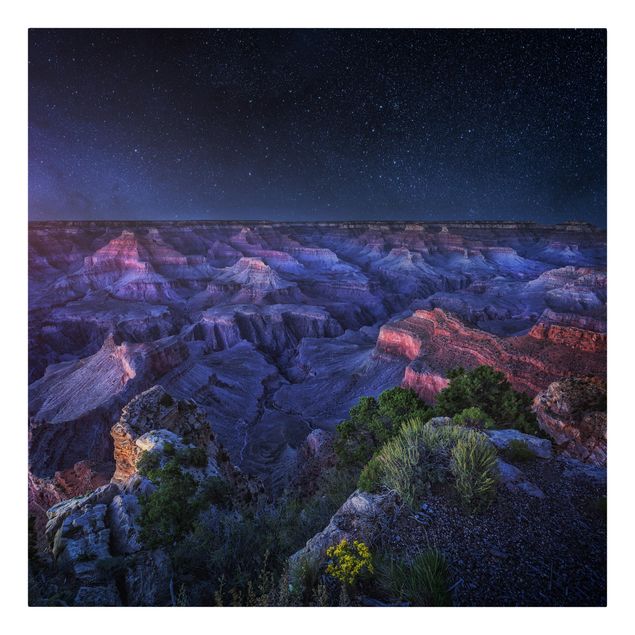 Print on canvas - Grand Canyon Night