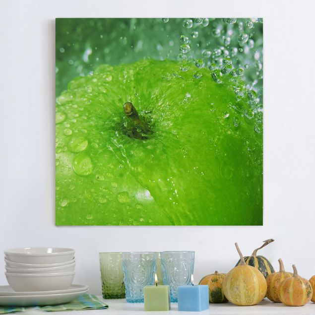 Print on canvas - Green Apple