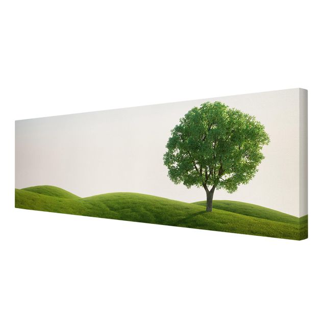 Print on canvas - Green Tranquility