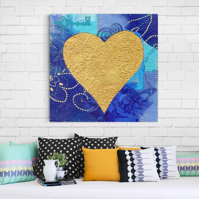 Print on canvas - Heart Of Gold