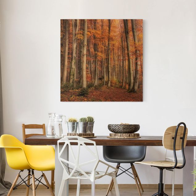 Print on canvas - Autumn Stroll