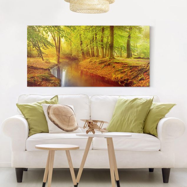 Print on canvas - Autumn Forest