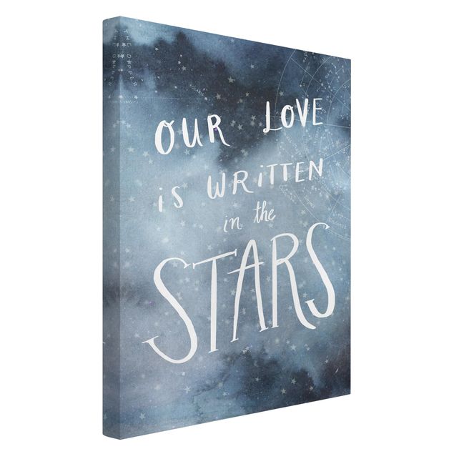 Print on canvas - Heavenly Love - Star