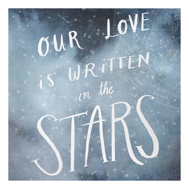 Print on canvas - Heavenly Love - Star