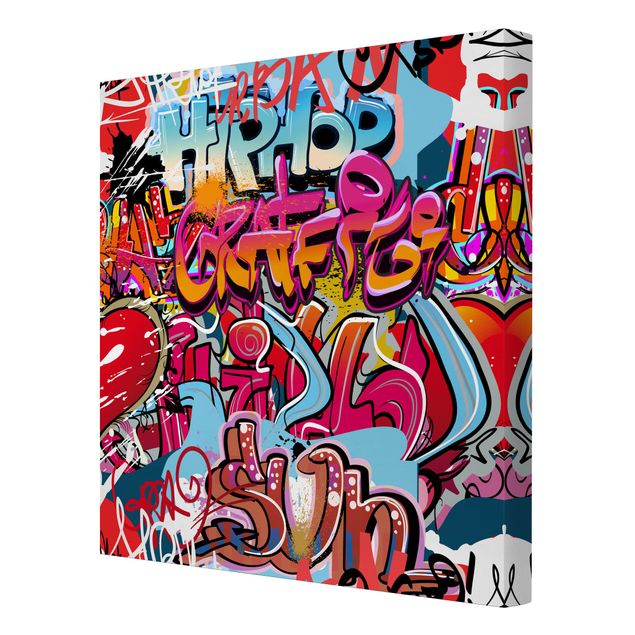 Print on canvas - Hip Hop Graffiti