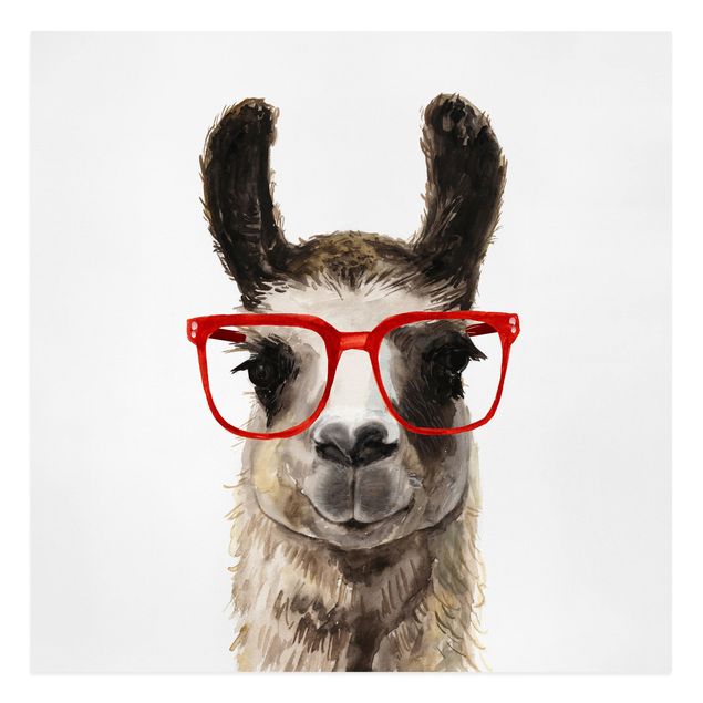 Print on canvas - Hip Lama With Glasses II
