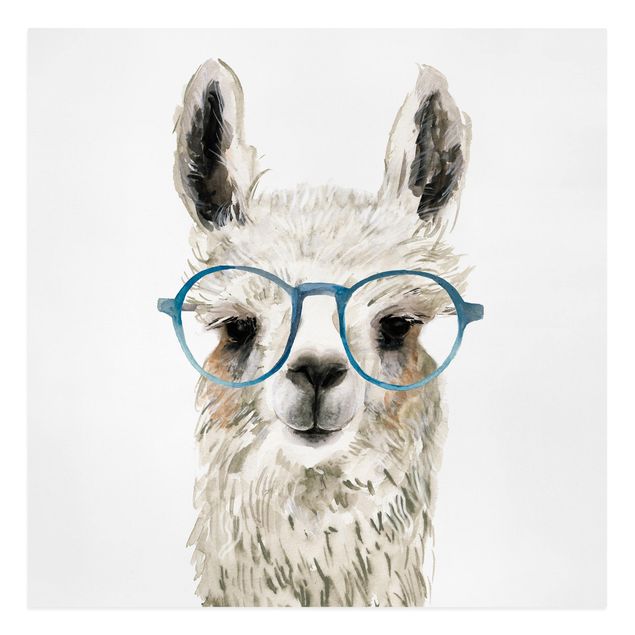Print on canvas - Hip Lama With Glasses III