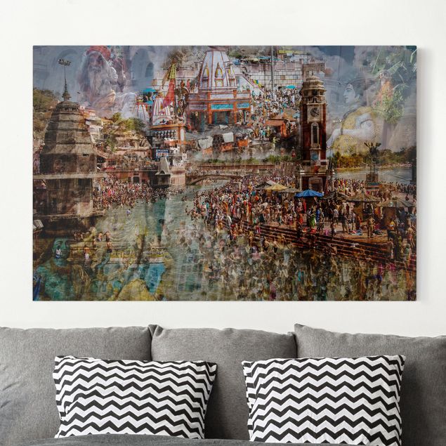 Print on canvas - Holy India