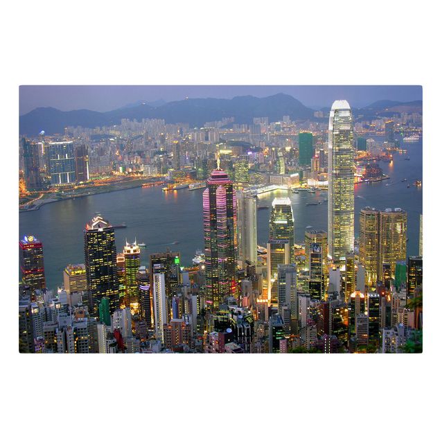 Print on canvas - Hong Kong Skyline