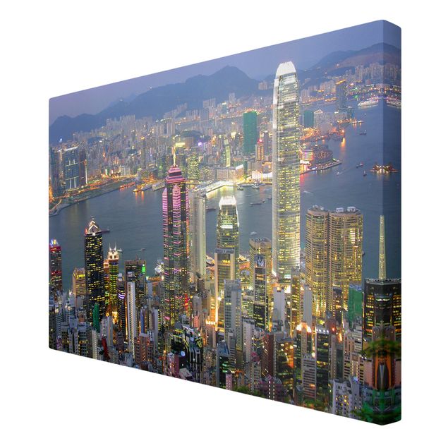 Print on canvas - Hong Kong Skyline