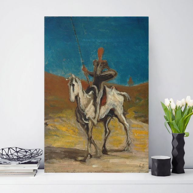 Print on canvas - Honoré Daumier - Don Quixote