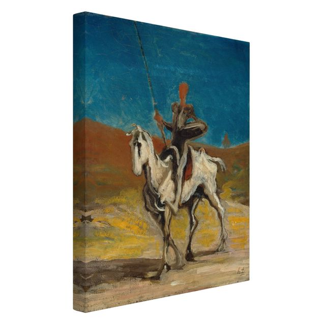 Print on canvas - Honoré Daumier - Don Quixote