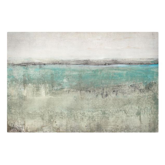 Print on canvas - Horizon Over Turquoise I