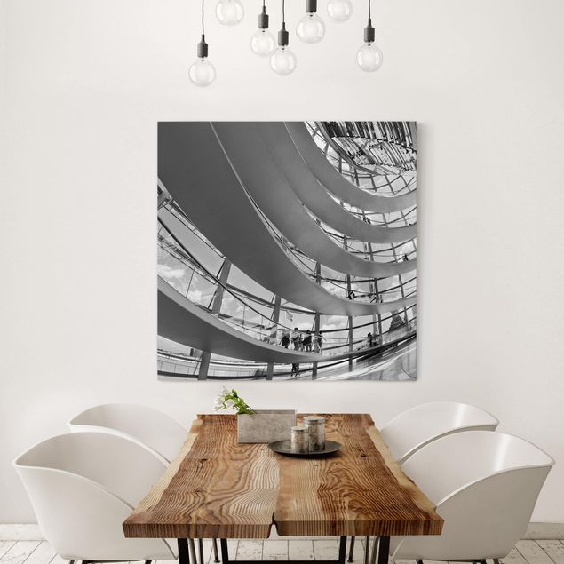 Print on canvas - In The Berlin Reichstag II