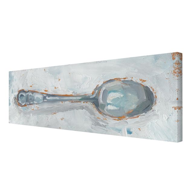 Print on canvas - Impressionistic Cutlery - Spoon