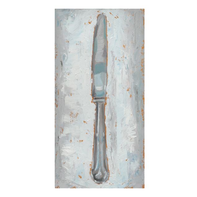 Print on canvas - Impressionistic Cutlery - Knife
