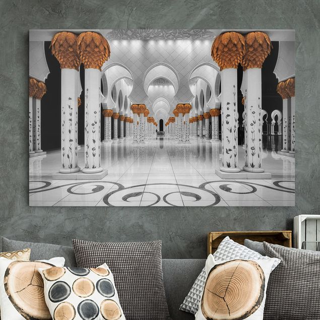 Print on canvas - In The Mosque