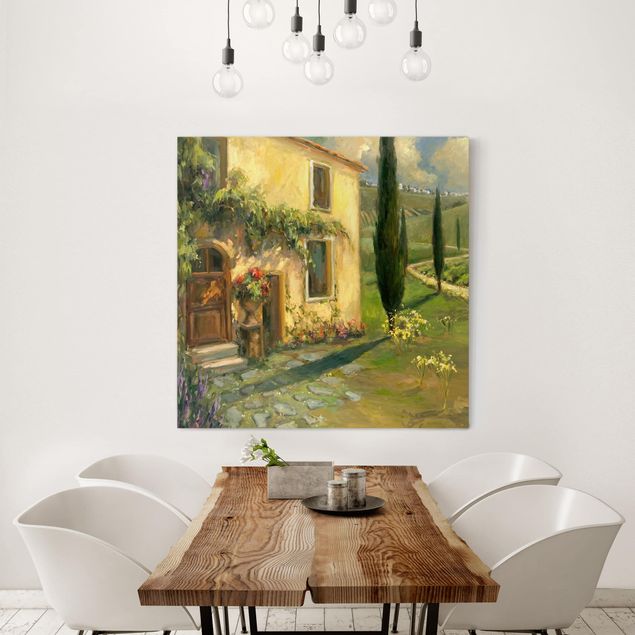 Print on canvas - Italian Countryside - Cypress