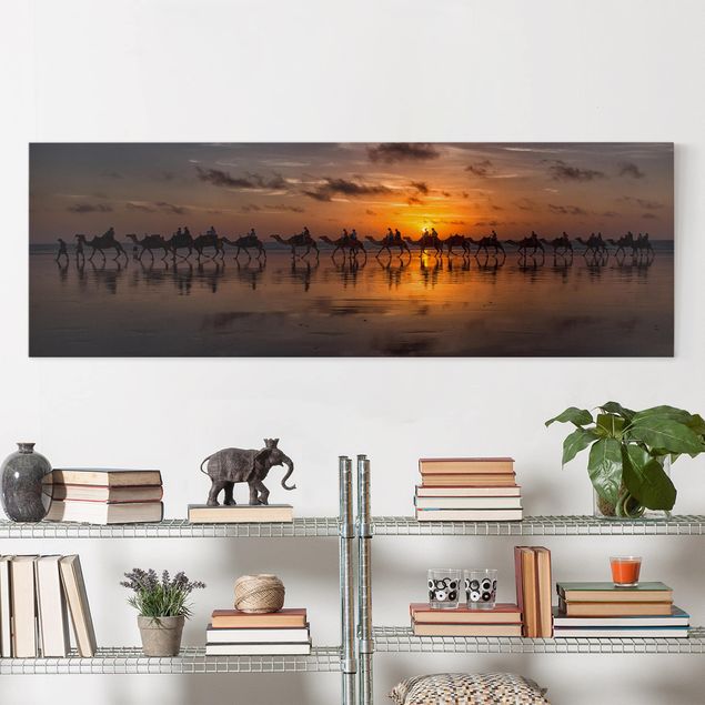Print on canvas - Camel Safari