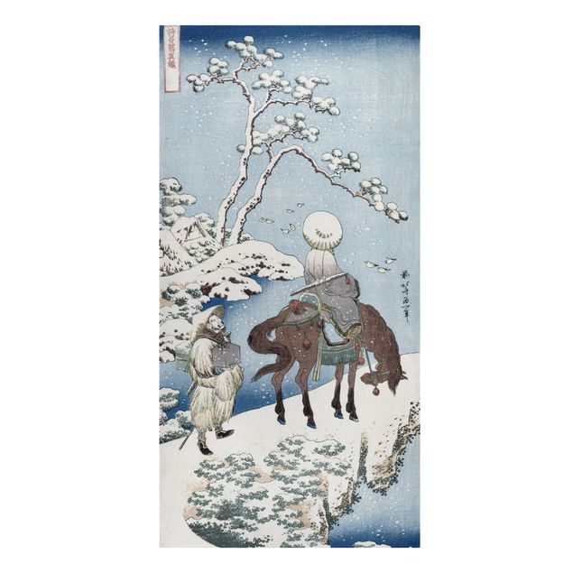 Print on canvas - Katsushika Hokusai - The Chinese Poet Su Dongpo