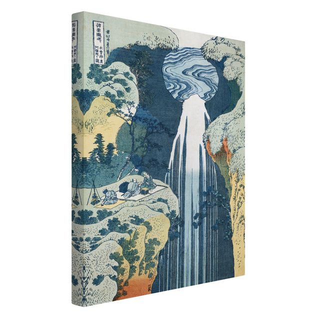 Print on canvas - Katsushika Hokusai - The Waterfall of Amida behind the Kiso Road
