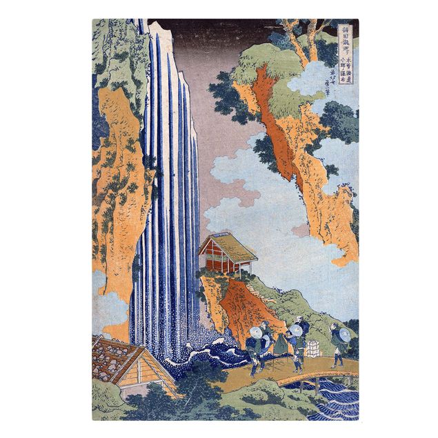 Print on canvas - Katsushika Hokusai - Ono Waterfall on the Kisokaidô