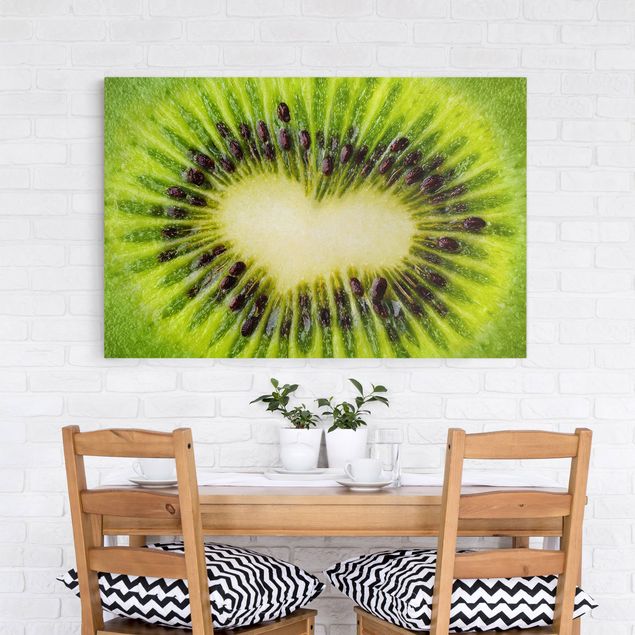 Print on canvas - Kiwi Heart