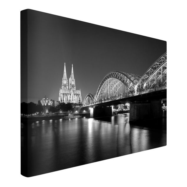 Print on canvas - Cologne At Night II