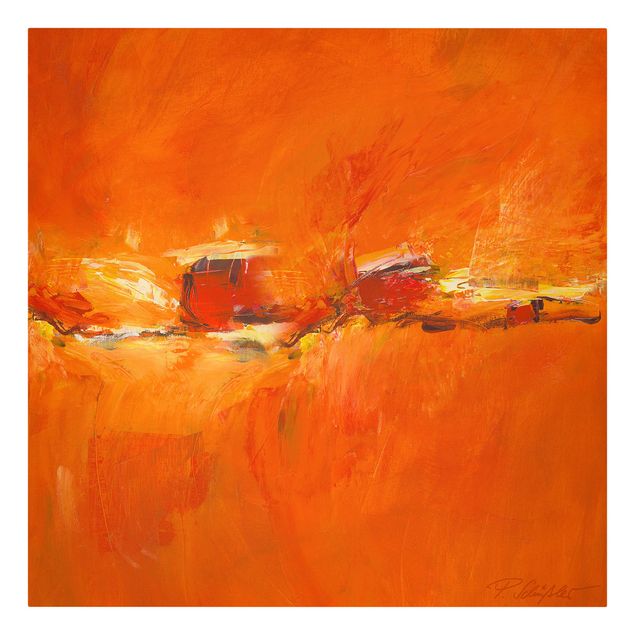 Print on canvas - Composition In Orange