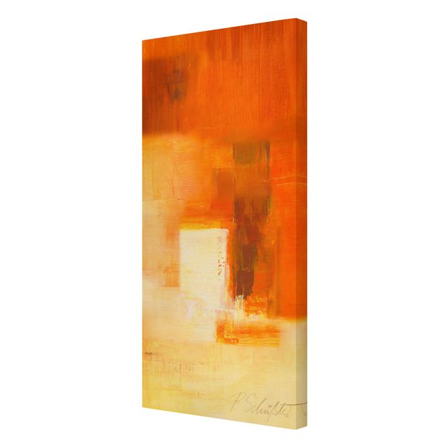 Print on canvas - Composition In Orange And Brown 03