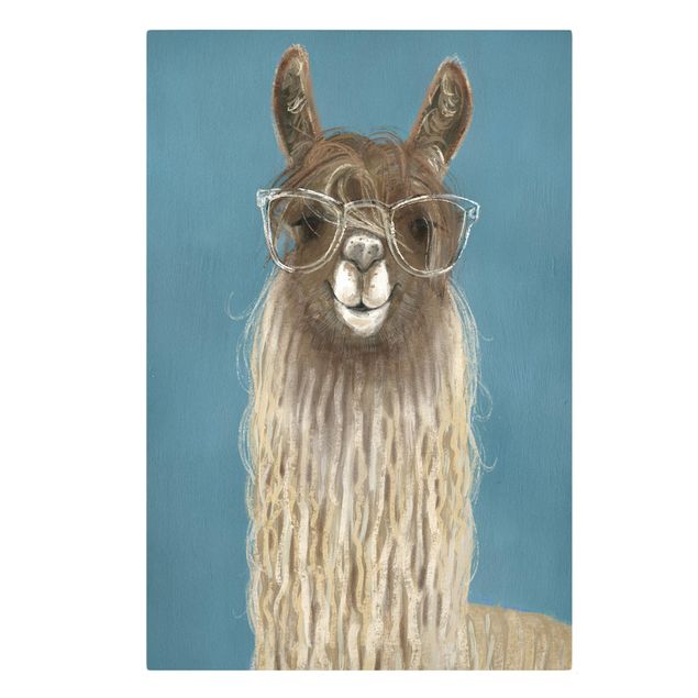Print on canvas - Lama With Glasses III