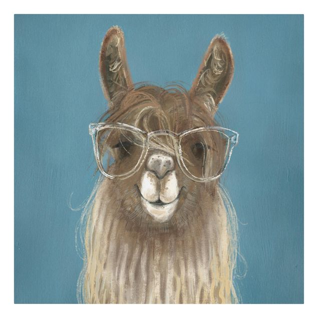 Print on canvas - Lama With Glasses III