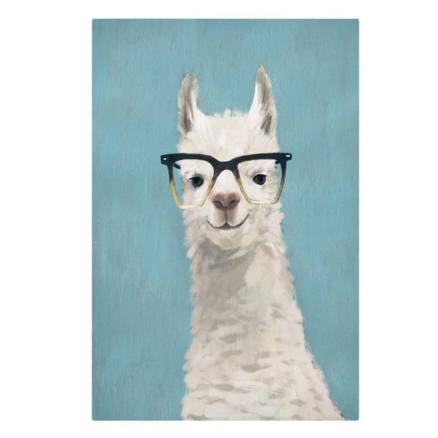 Print on canvas - Lama With Glasses IV