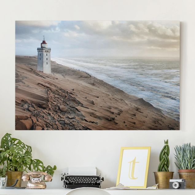 Print on canvas - Lighthouse In Denmark