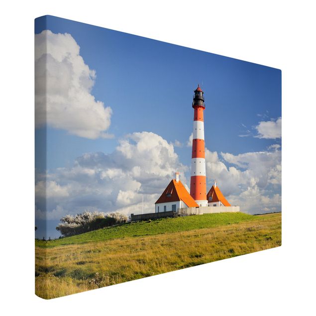 Print on canvas - Lighthouse In Schleswig-Holstein