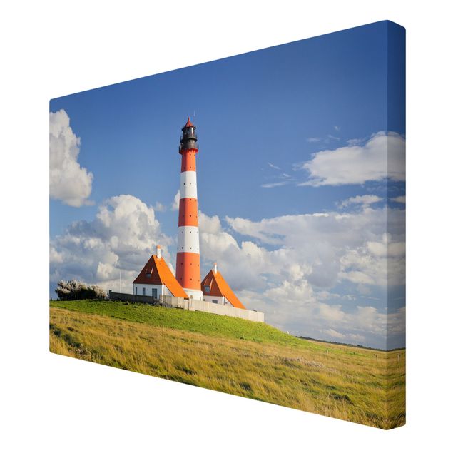 Print on canvas - Lighthouse In Schleswig-Holstein
