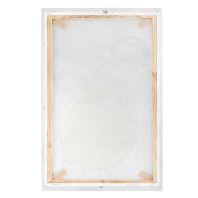 Print on canvas - Lime Bubbles