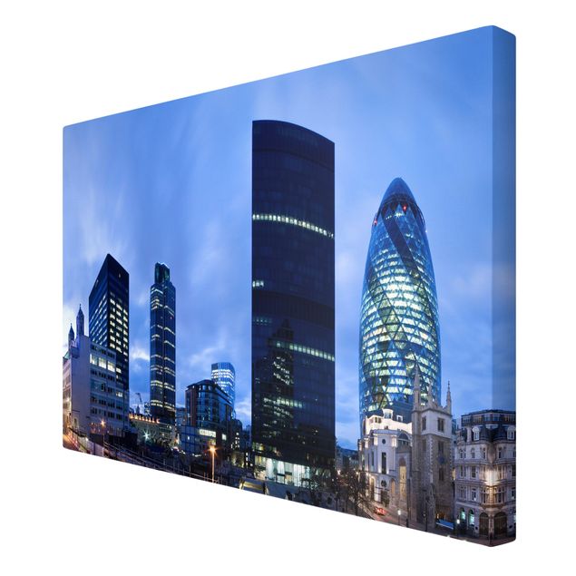 Print on canvas - London Financial District