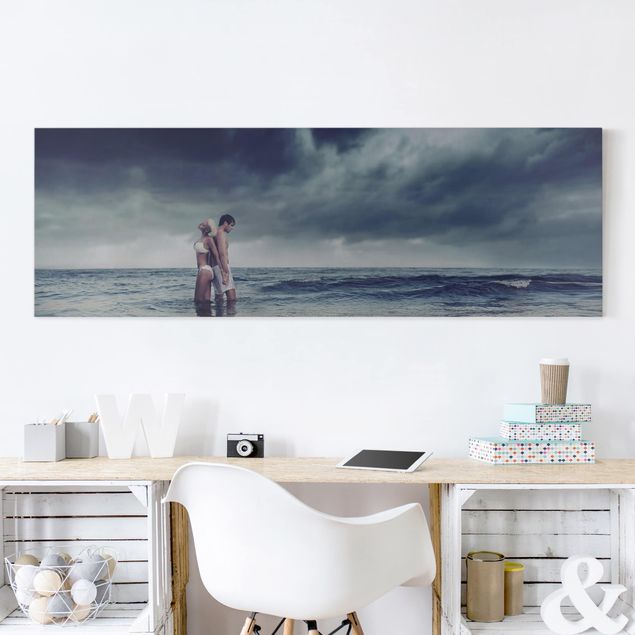 Print on canvas - Lovers And The Sea