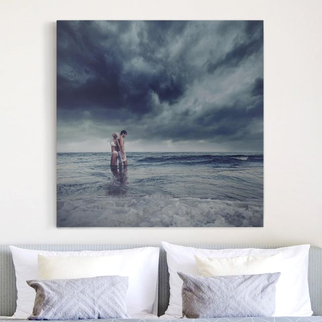 Print on canvas - Lovers And The Sea