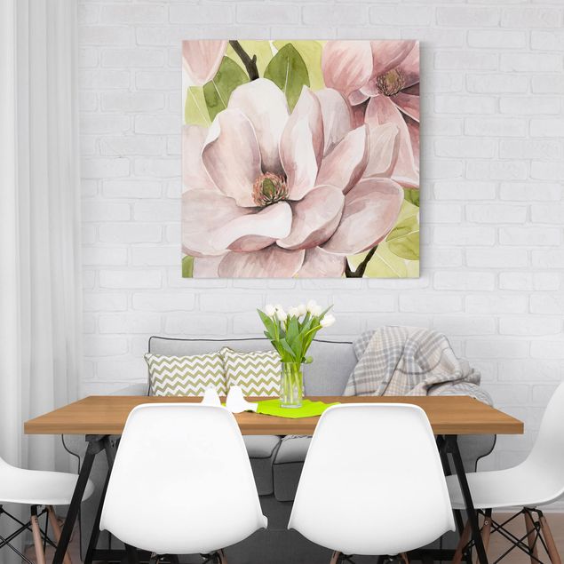Print on canvas - Magnolia Blush I