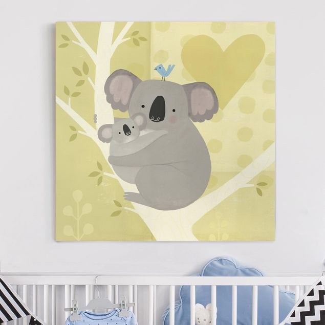 Print on canvas - Mum And I - Koalas