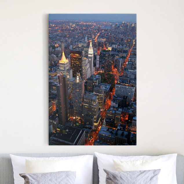 Print on canvas - Manhattan Lights