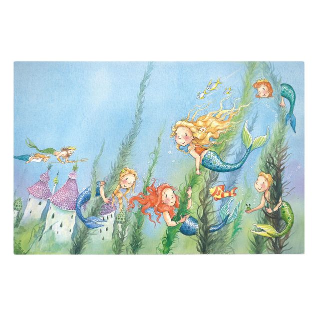 Print on canvas - Matilda, the mermaid princess