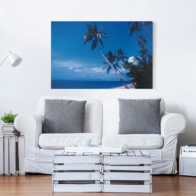 Print on canvas - Mauritius Beach