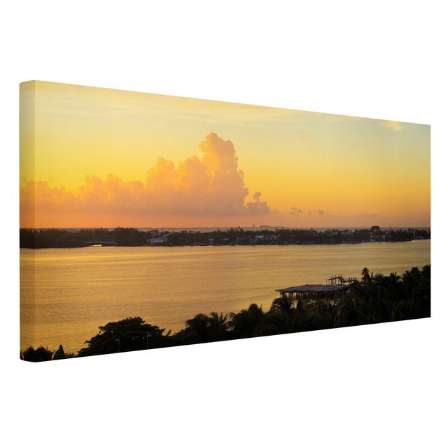 Print on canvas - Mexico sunset