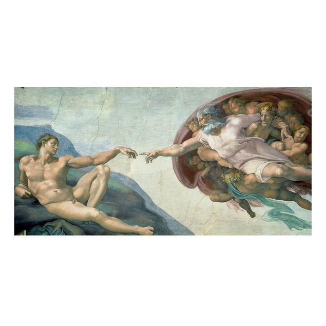 Print on canvas - Michelangelo - The Sistine Chapel: The Creation Of Adam