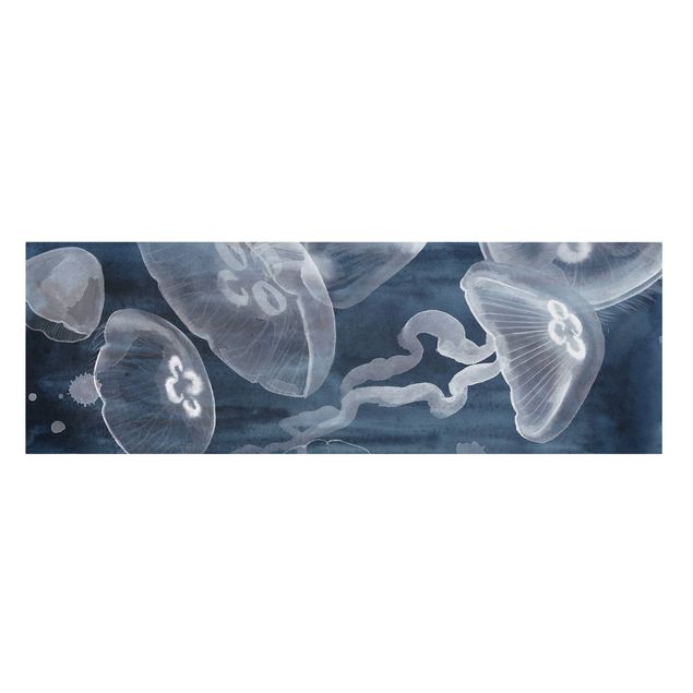 Print on canvas - Moon Jellyfish I
